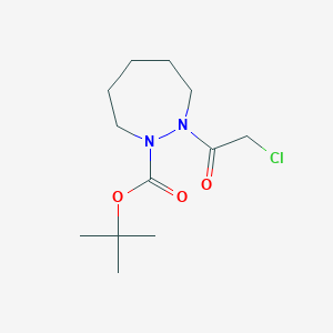 Tert-butyl 2-(2-chloroacetyl)-1,2-diazepane-1-carboxylate