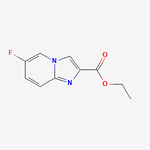 molecular formula C10H9FN2O2 B1388148 Ethyl 6-fluoroimidazo[1,2-a]pyridine-2-carboxylate CAS No. 367500-93-4