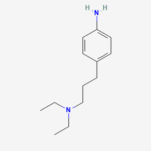 molecular formula C13H22N2 B13881544 4-(3-(Diethylamino)propyl)aniline 