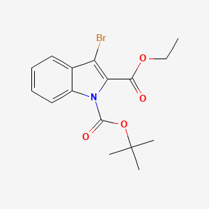 1-(tert-butyl) 2-ethyl 3-bromo-1H-indole-1,2-dicarboxylate