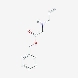 molecular formula C12H15NO2 B13881690 Benzyl 2-(prop-2-enylamino)acetate 