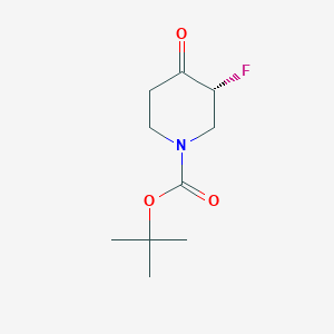 tert-butyl (3R)-3-fluoro-4-oxopiperidine-1-carboxylate