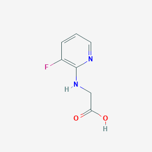 molecular formula C7H7FN2O2 B13881735 2-[(3-Fluoropyridin-2-yl)amino]acetic acid 