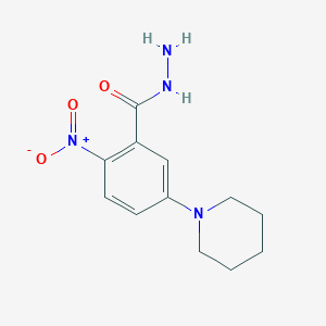 2-Nitro-5-piperidinobenzenecarbohydrazide