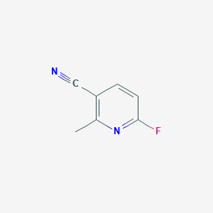 molecular formula C7H5FN2 B1388178 6-Fluoro-2-methylnicotinonitrile CAS No. 375368-85-7
