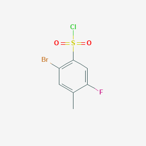 2-Bromo-5-fluoro-4-methylbenzenesulfonyl chloride
