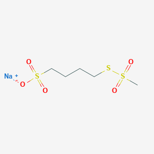 molecular formula C5H11NaO5S3 B013882 Sodium (4-Sulfonatobutyl)methanethiosulfonate CAS No. 385398-78-7