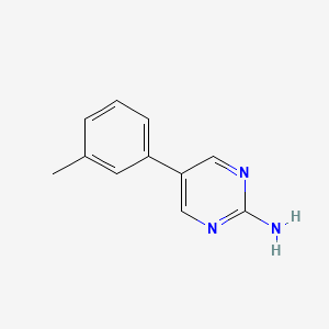 5-(m-Tolyl)pyrimidin-2-amine