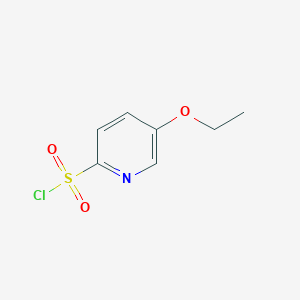molecular formula C7H8ClNO3S B13882197 5-Ethoxypyridine-2-sulfonyl chloride 