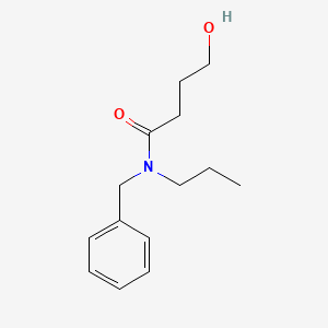 molecular formula C14H21NO2 B13882362 N-benzyl-4-hydroxy-N-propylbutanamide 