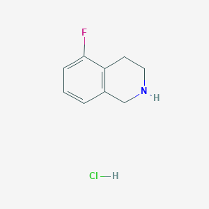 molecular formula C9H11ClFN B1388253 5-Fluoro-1,2,3,4-tetrahydroisoquinoline hydrochloride CAS No. 799274-07-0