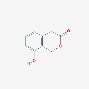 molecular formula C9H8O3 B13882597 8-Hydroxy-1,4-dihydroisochromen-3-one 
