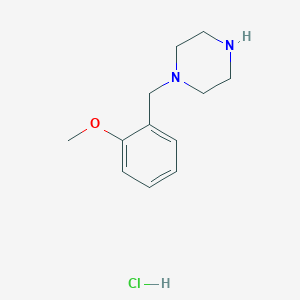 molecular formula C12H19ClN2O B1388265 1-(2-Methoxy-benzyl)-piperazinehydrochloride CAS No. 1185292-94-7
