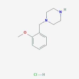 molecular formula C12H19ClN2O B1388265 1-(2-Methoxy-benzyl)-piperazine hydrochloride CAS No. 1185292-94-7