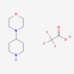 molecular formula C11H19F3N2O3 B1388266 4-(Piperidin-4-yl)morpholine 2,2,2-trifluoroacetate CAS No. 436099-97-7