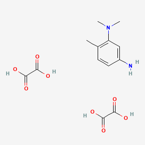 molecular formula C13H18N2O8 B1388269 4,N-*3*,N-*3*-Trimethyl-benzene-1,3-diaminedioxalate CAS No. 1185295-33-3