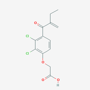 molecular formula C13H12Cl2O4 B138827 Ethacrynic Acid CAS No. 58-54-8