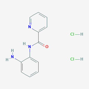 molecular formula C12H13Cl2N3O B1388271 N-(2-Aminophenyl)picolinamide dihydrochloride CAS No. 1185303-36-9