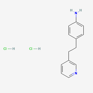 [4-(2-Pyridin-3-ylethyl)phenyl]amine dihydrochloride
