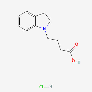 4-(2,3-Dihydro-1H-indol-1-YL)butanoic acid hydrochloride