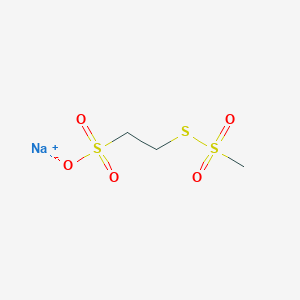 molecular formula C3H7NaO5S3 B013883 Sodium (2-sulfonatoethyl)methanethiosulfonate CAS No. 184644-83-5