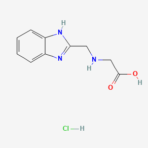 [(1H-Benzoimidazol-2-ylmethyl)-amino]-acetic acid hydrochloride