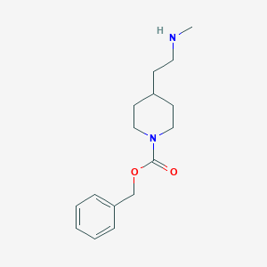 molecular formula C16H24N2O2 B13883026 Benzyl 4-(2-(methylamino)ethyl)piperidine-1-carboxylate 