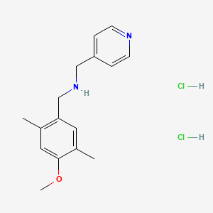 (4-Methoxy-2,5-dimethylbenzyl)-(pyridin-4-ylmethyl)amine dihydrochloride