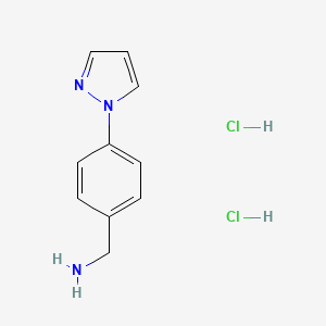 (4-(1H-Pyrazol-1-yl)phenyl)methanamine dihydrochloride