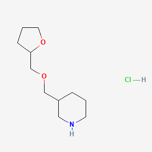 3-[(Tetrahydro-2-furanylmethoxy)methyl]piperidine hydrochloride
