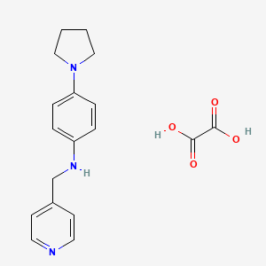 Pyridin-4-ylmethyl-(4-pyrrolidin-1-YL-phenyl)-amine oxalate