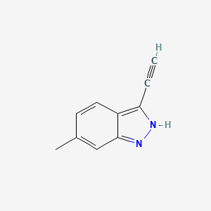 molecular formula C10H8N2 B13883241 3-ethynyl-6-methyl-2H-indazole 