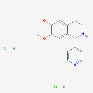 6,7-Dimethoxy-1-(4-pyridyl)-1,2,3,4-tetrahydro-isoquinoline dihydrochloride