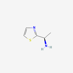 molecular formula C5H8N2S B1388336 (R)-1-(Thiazol-2-YL)ethanamine CAS No. 623143-43-1