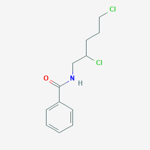 molecular formula C12H15Cl2NO B13883372 N-(2,5-dichloropentyl)benzamide CAS No. 67304-97-6