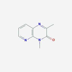molecular formula C9H9N3O B13883387 2,4-dimethylpyrido[3,2-b]pyrazin-3(4H)-one 