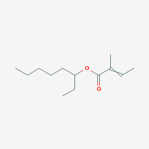 molecular formula C13H24O2 B13883419 Octan-3-yl 2-methylbut-2-enoate CAS No. 2307905-87-7