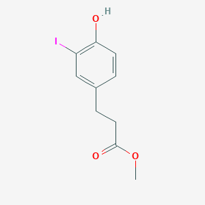 molecular formula C10H11IO3 B13883536 Methyl 3-(4-hydroxy-3-iodophenyl)propanoate CAS No. 53937-20-5