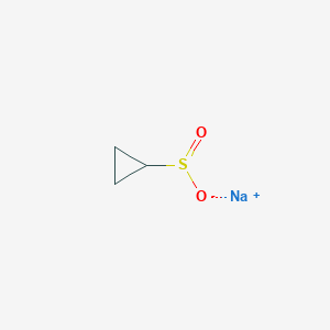 molecular formula C3H5NaO2S B1388358 Sodium cyclopropanesulfinate CAS No. 910209-21-1