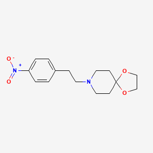 molecular formula C15H20N2O4 B13883637 8-[2-(4-nitrophenyl)ethyl]-1,4-Dioxa-8-azaspiro[4.5]decane 