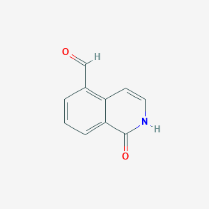 molecular formula C10H7NO2 B1388364 1-Oxo-1,2-dihydroisoquinoline-5-carbaldehyde CAS No. 1184913-66-3