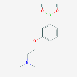 molecular formula C10H16BNO3 B1388366 (3-(2-(Dimethylamino)ethoxy)phenyl)boronic acid CAS No. 1139717-84-2