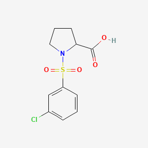 ((3-Chlorophenyl)sulfonyl)proline