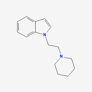 molecular formula C15H20N2 B13883761 1-(2-Piperidin-1-yl-ethyl)-1H-indole 