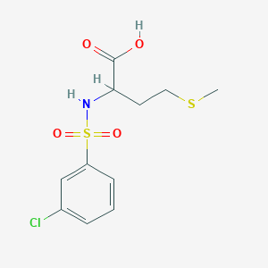 ((3-Chlorophenyl)sulfonyl)methionine