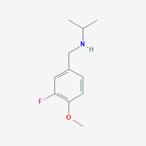 [(3-Fluoro-4-methoxyphenyl)methyl](propan-2-yl)amine