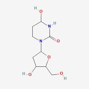 molecular formula C9H16N2O5 B13883822 Tetrahydro-2'-deoxyuridine 