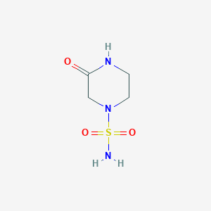 molecular formula C4H9N3O3S B1388387 3-Oxopiperazine-1-sulfonamide CAS No. 878386-22-2