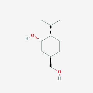 molecular formula C10H20O2 B138839 (1S,2S,5R)-5-(hydroxymethyl)-2-propan-2-ylcyclohexan-1-ol CAS No. 155348-04-2