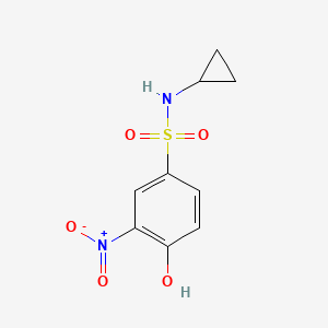 N-cyclopropyl-4-hydroxy-3-nitrobenzenesulfonamide